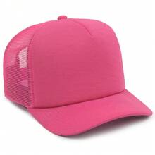 Men Summer Sun Protection Baseball Cap Casual - Pink - View 4