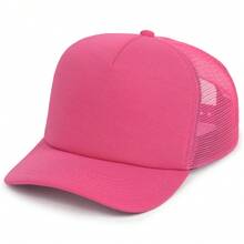 Men Summer Sun Protection Baseball Cap Casual - Pink - View 2