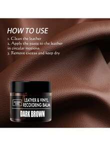 1pc Leather Color Repair And Care Oil For Sofa, Jacket, Bag, Car Seat(50ml) - Multicolor - View 3