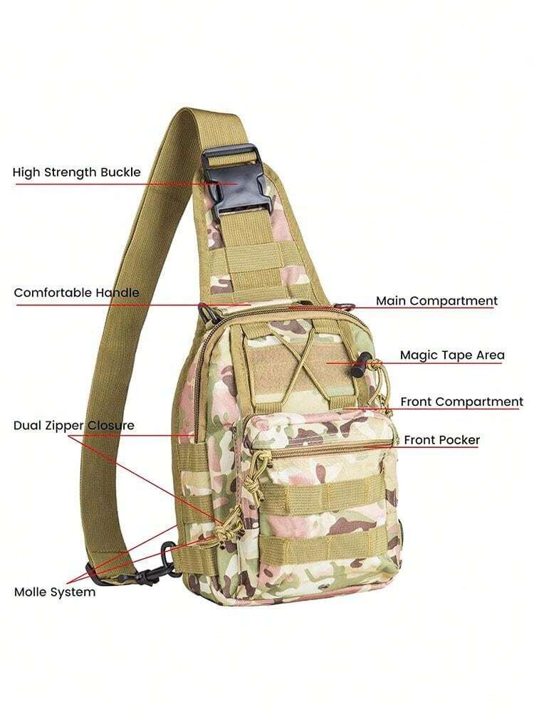 Dorart Borsa Porta Torcia Tattica - Custodia In Poliestere Per Esterni, Caccia, Campeggio E Escursionismo - Foto 4