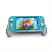 Estuche compatible con Switch Lite Disipación de calor ligera, estuche protector duro de ABS para consola de videojuegos, a prueba de golpes, cobertura compatible con funda de Switch Lite con diseño ergonómico y agarre cómodo, instalación con un solo clic - Azul menta - Ver 7