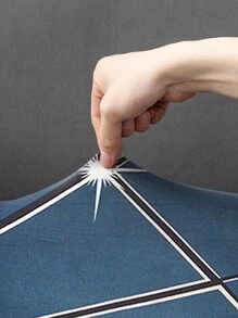 1 cái/2 cái Hiện đại & Cổ điển In Bao ghế , Phòng bếp , Phòng ngủ , Phòng khách Cái bao ghế Chống bụi Polyester Bông vải thun Có thể điều chỉnh Nhà  Đồ trang trí - Màu xanh hải quân - Xem 4