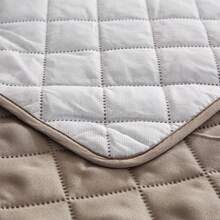 客廳沙發套防滑沙發墊1/2/3座位套,客廳家具保護罩 - 卡其色 - 查看 7