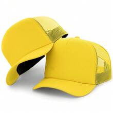 Men Baseball Cap Casual - Yellow - View 2
