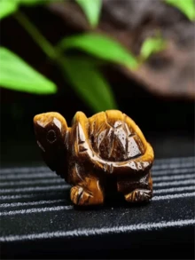 1 Tượng Rùa Pha Lê Tự Nhiên Tượng Rùa Obsidian Đen Tượng Động Vật Điêu Khắc Được Chạm Khắc Tự Nhiên Bằng Tay Tự Nhiên Bộ Sưu Tập Đá Bỏ Túi Phong Thủy Cho Bộ Sưu Tập Đá Quý Trang Trí Nhà - rùa pha lê tự nhiên - Xem 16