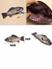 鲤鱼笔袋 逼真的鱼形化妆袋 带拉链的笔袋 化妆品收纳袋 化妆品收纳包 迷你袋 旅行小化妆盒配件 化妆品架 刷子袋 化妆品容器 化妆包 旅行必需品 女士配件 旅行用品 化妆包 化妆包 化妆袋 - 黑色 - 查看 8