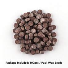 100入組純色蠟封裝籽 - 彩色 - 查看 41