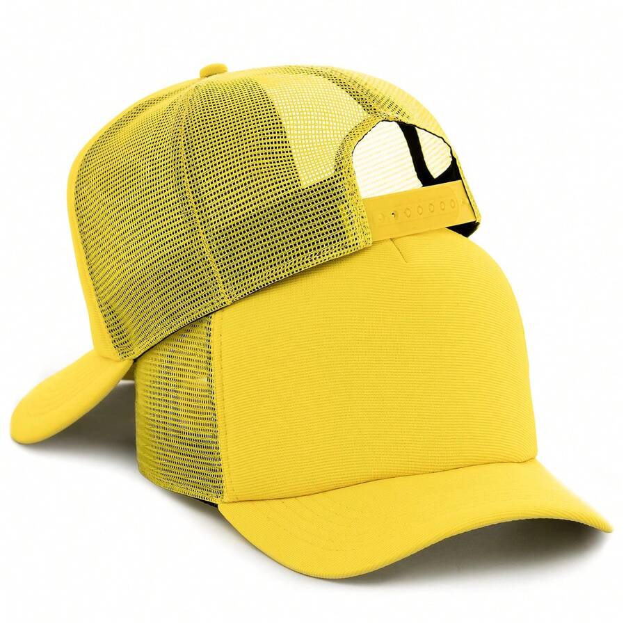 Men Baseball Cap Casual - Yellow - View 1