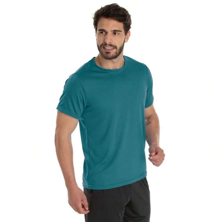Men's Dry Fit Sports T-Shirt With UV Protection - Mirante Store - 綠色 - 查看 1