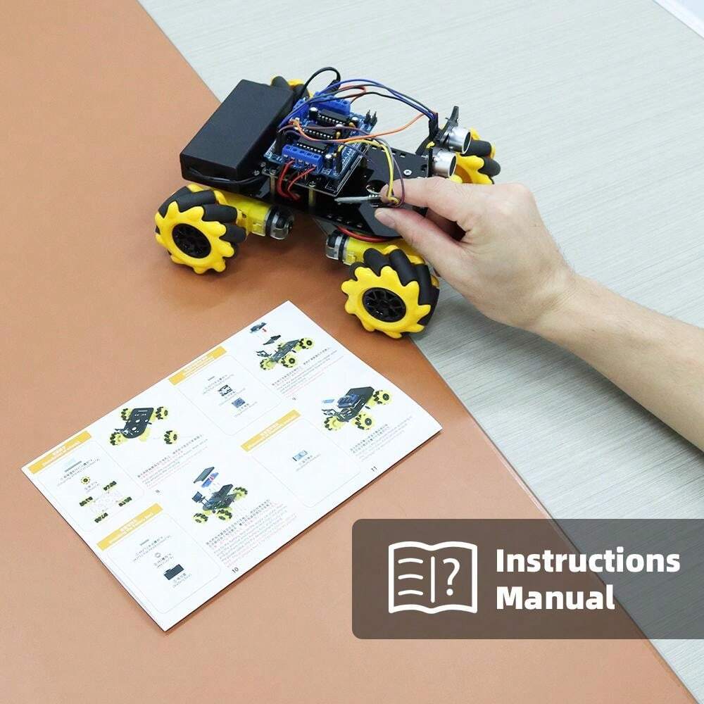TSCINBUNY Kit Completo Del Proyecto Del Coche Del Robot Programable ...
