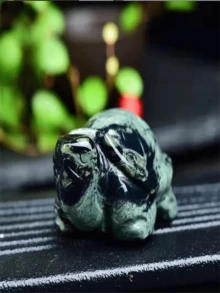 1 Tượng Rùa Pha Lê Tự Nhiên Tượng Rùa Obsidian Đen Tượng Động Vật Điêu Khắc Được Chạm Khắc Tự Nhiên Bằng Tay Tự Nhiên Bộ Sưu Tập Đá Bỏ Túi Phong Thủy Cho Bộ Sưu Tập Đá Quý Trang Trí Nhà - rùa pha lê tự nhiên - Xem 28