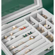 Hanging Jewelry Organizers - Màu Xám nhạt - Xem 3