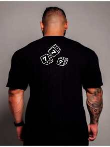 Men T-Shirts - 黑色 - 查看 2