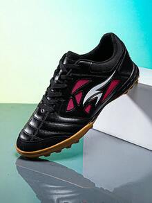 Men's And Women's Indoor/Outdoor Football Boots With Spikes - Black - View 8