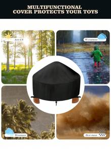 Trẻ em Nước Bìa bảng Tròn Đối với Nhỏ bé Nước Bàn , Không thấm nước Chống bụi Chống tia cực tím Nước Bàn Đồ Chơi Đối với Che phủ , Cát Nước Che phủ , Đồ Chơi Che phủ Đen , Kích thước lớn Che phủ Chỉ một - màu đen - Xem 5