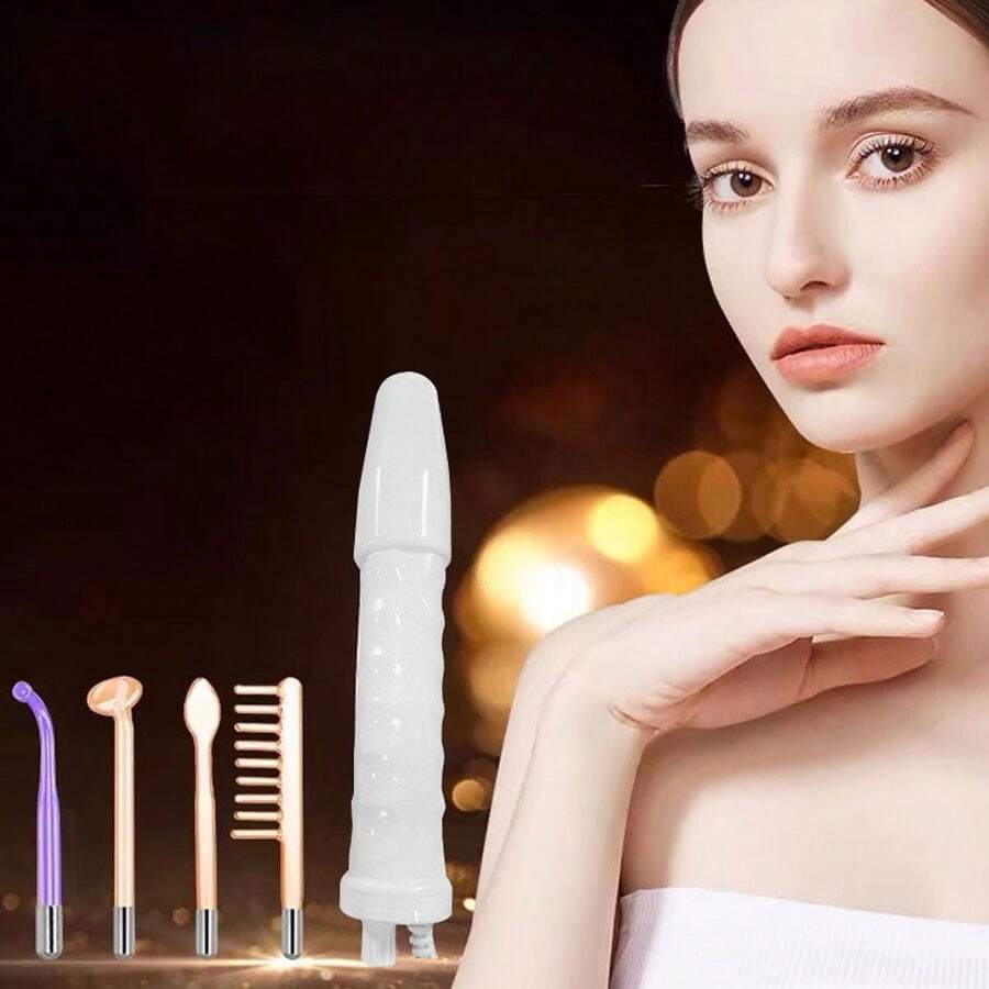 4-In-1 High Frequency Electrode Wand Facial Skin Care Spa Massager Device - View 1