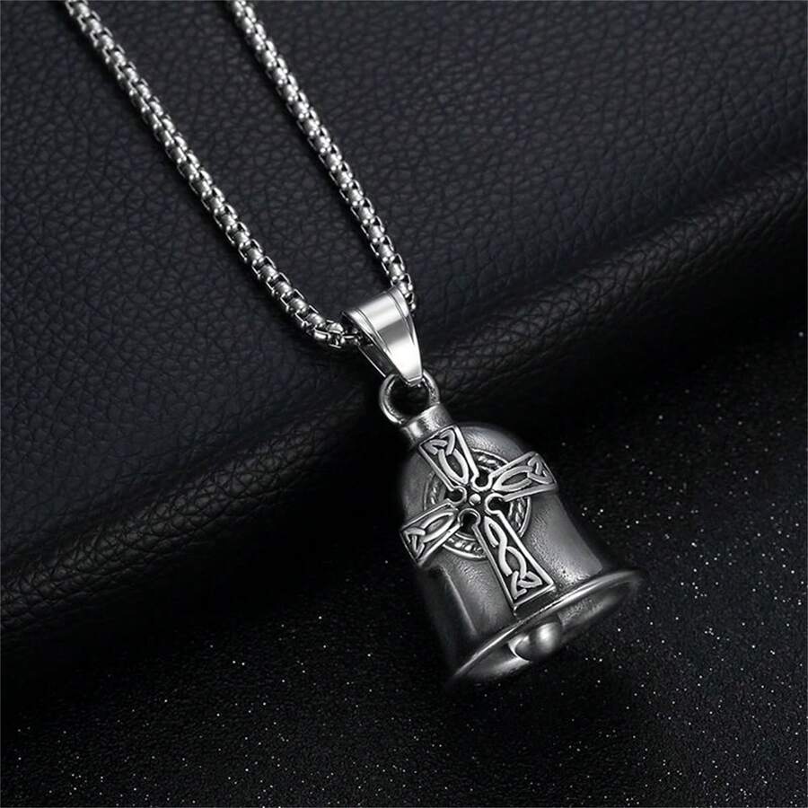 1pc Motorcycle & Bicycle Retro Punk Style Luck Bell With Stainless