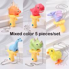 1pc Unique And Exaggerated Design Necklace, Best Friends/Couples Gift, Daily Outfit Accessory - Yellow - View 24