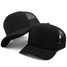 Men Baseball Cap Casual - Black - View 4