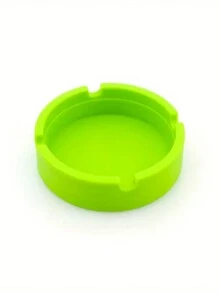 1pc Multicolor Heat Resistant, Shockproof, Easy To Clean, Thickened & Heightened Silicone Ashtray For Home, Hotel, Outdoor Use, Portable - Multicolor - View 19