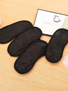 10 件/6 件/1 件眼罩套装 - 适用于男士和女士，包括遮光、游戏和睡眠眼罩，有助于缓解卧室、旅行、办公室、学校男孩情人节心形情人节、女士情人节礼物生日男朋友女朋友的压力和紧张 - 黑色 - 查看 3