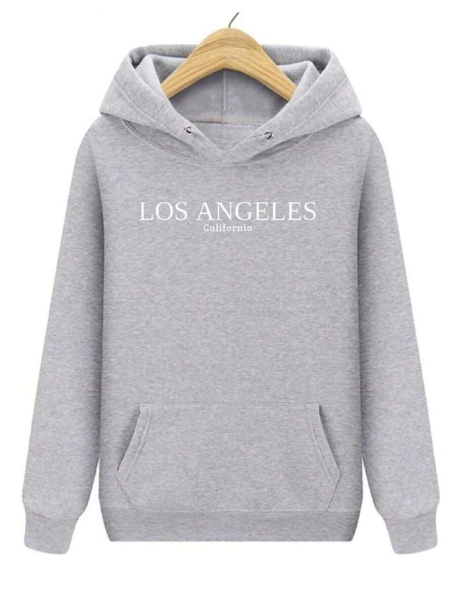 Men Hoodies - 灰色 - 查看 1