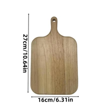 1pc Large Wooden Pizza Tray/Cheese Board/Dessert Tray/Steak Platter/Cutting Board/Fruit Plate, Multi-Function Household Easily Cleaned Serving Tray, Elegant For Restaurants