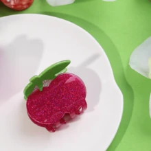 1 Bộ kẹp tóc theo chủ đề trái cây mùa hè tối giản có hình dâu, anh đào, chuối, bơ và dứa, thích hợp cho hàng ngày, tiệc tùng, lễ hội, kỳ nghỉ, quà tặng dễ thương - Nhiều màu - Xem 11