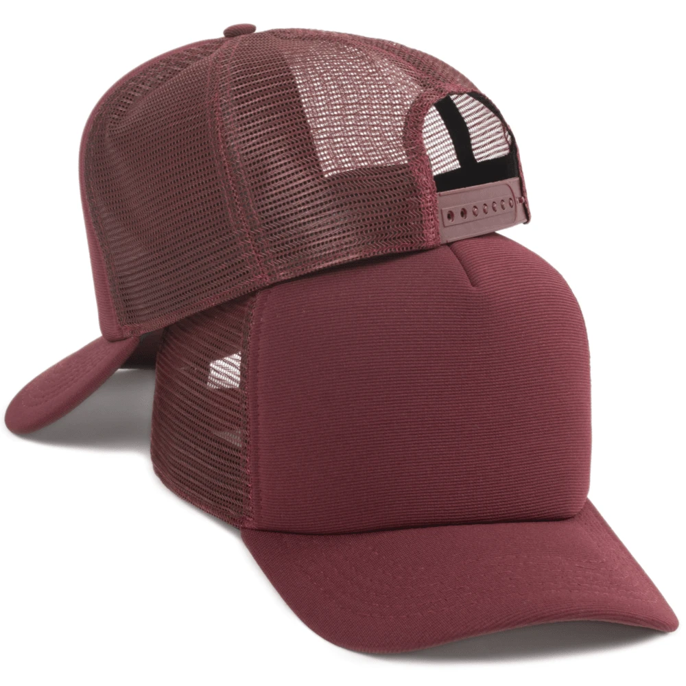 Men Summer Sun Protection Baseball Cap Casual - Maroon - View 1