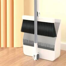 2pcs/Set Multifunctional Broom Dustpan Floor Brush Set Non-Stick Hair Extended Broom Magic Easy Sweeping Suitable For Office Home Kitchen Lobby,Kitchen,Kitchen Items,Cleaning,Kitchen Towel - White - View 13