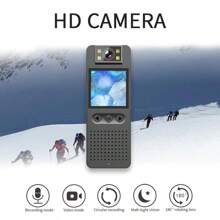 YOUMECAM 便攜迷你數字相機 录像循環 高清 1080p 家用運動 Dv 磁力安全運動感應小型攜帶攝像機 口袋相機 摩托車自行車錄像機 學生會議記錄器 法律執法攝錄機 帶背夾磁吸錄音機 - 相機+128G - 查看 5