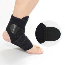 Compression Ankle Brace For Basketball, Football, Hiking, Skating, Adjustable Ankle Support Socks - Black - View 1