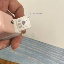 1入組6孔金屬打孔器，手持式筆記本剪貼簿日記釘裝A4/A5/B5辦公用品 - 粉色 - 查看 7