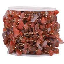 100cm Stainless Steel Chain With Asymmetrical Natural Stone Beads & Shell Pendants For Diy Jewelry Making Components - Stainless Steel Irregular Chain - View 10