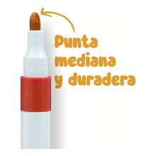 GKBM Kit de 24 Plumones de Pintura Acrílica de Diferente Color B-20000MK-24 - Multicolor - Ver 4