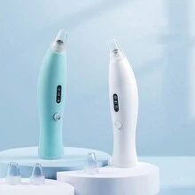 電動黑頭吸盤器美容提拉毛孔清潔儀家用便攜式黑頭去除儀潔面乳 - 粉色 - 查看 1