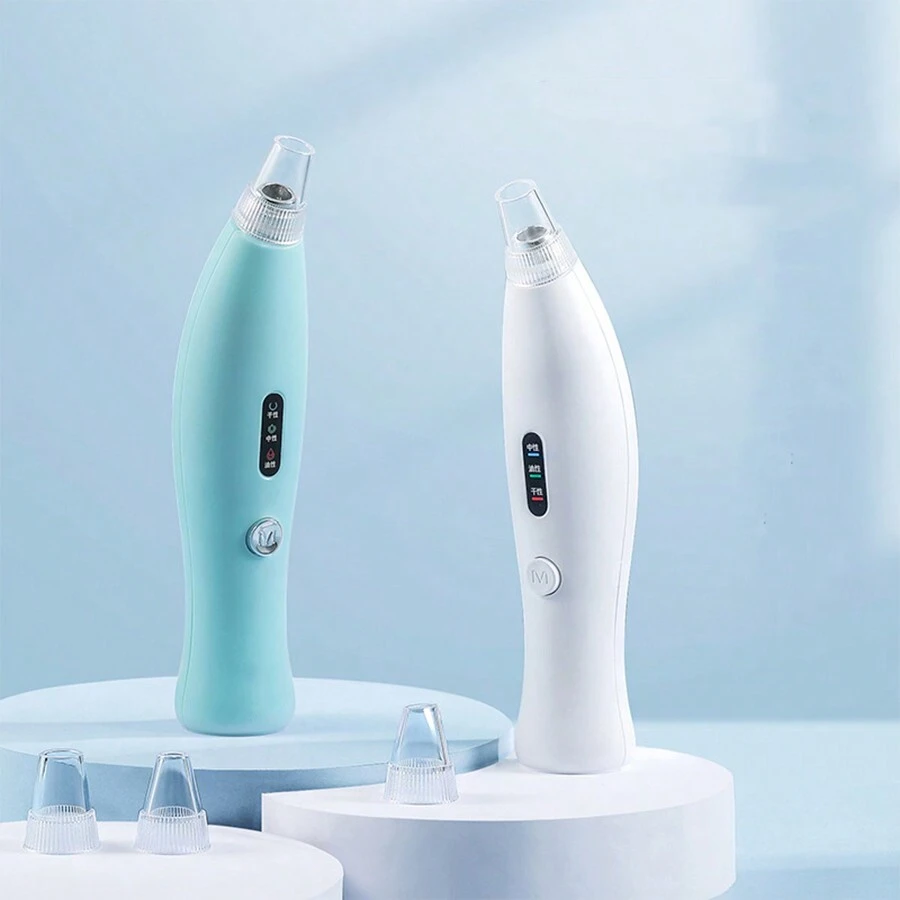 電動黑頭吸盤器美容提拉毛孔清潔儀家用便攜式黑頭去除儀潔面乳 - 粉色 - 查看 1