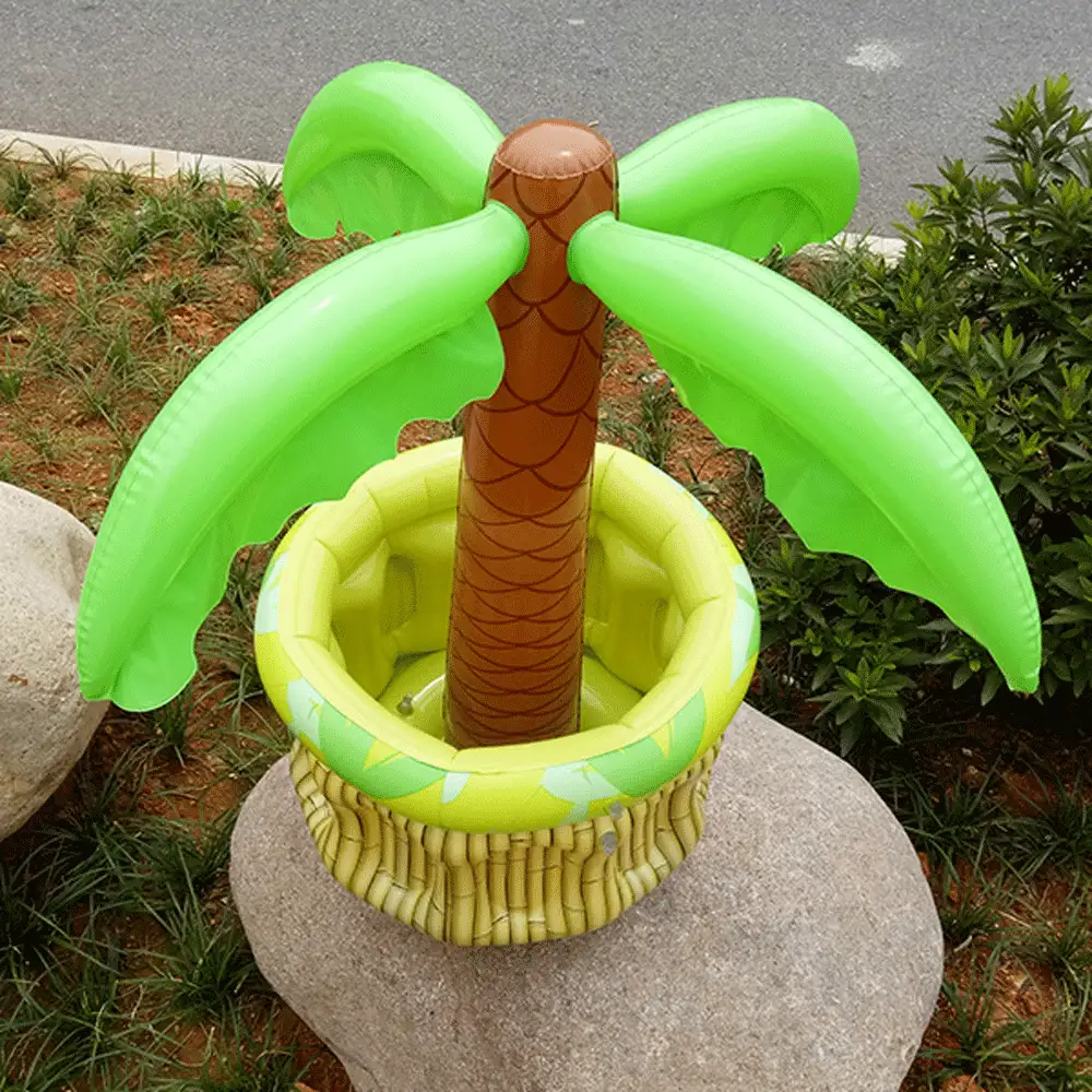 Pool Party Water Ice Bar Cactus Coconut Ice Bucket Halloween Event Party Decoration, Beach Essentials, Beach Accessories, Pool Float - Coconut Palm - View 4