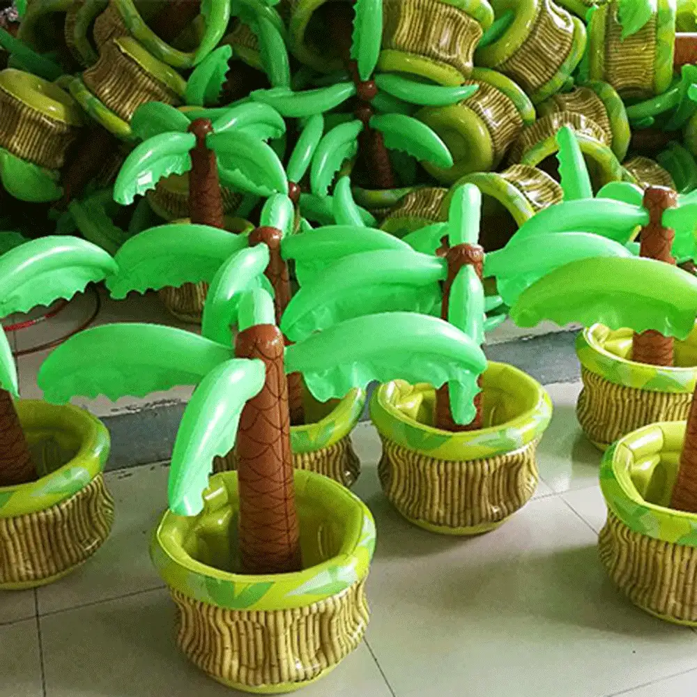 Pool Party Water Ice Bar Cactus Coconut Ice Bucket Halloween Event Party Decoration, Beach Essentials, Beach Accessories, Pool Float - Coconut Palm - View 3