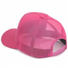 Men Summer Sun Protection Baseball Cap Casual - Pink - View 5