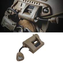 Tactical Helmet Light 3 Modes LED Flashlight Outdoor Night Lighting For Laser Hunting  Cycling Fishing Helmet Lamp. - Brown - View 1