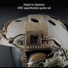 Tactical Helmet Light 3 Modes LED Flashlight Outdoor Night Lighting For Laser Hunting  Cycling Fishing Helmet Lamp. - Brown - View 9