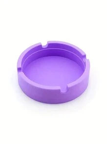 1pc Multicolor Heat Resistant, Shockproof, Easy To Clean, Thickened & Heightened Silicone Ashtray For Home, Hotel, Outdoor Use, Portable - Multicolor - View 17