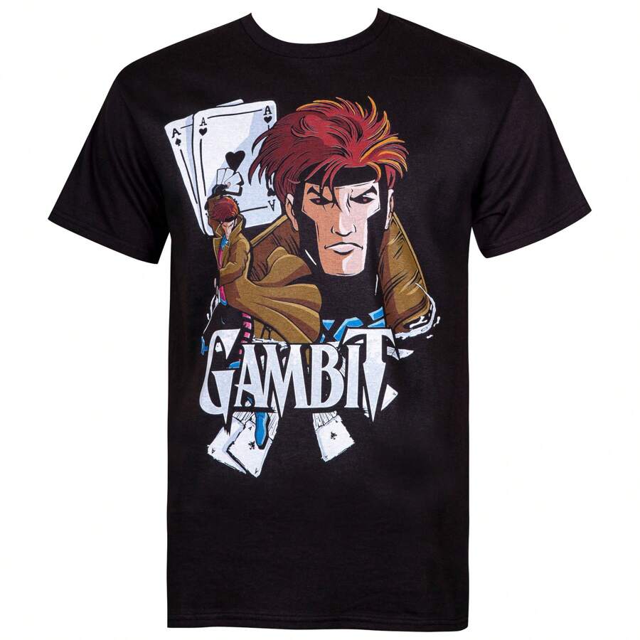 Marvel Gambit Feeling Lucky Men's T-Shirt - màu đen - Xem 1