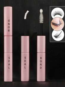 1 Pc 6ml Eyelash Binding And Sealing 2-In-1, Cluster Eyelash Glue Strong Styling Gentle And Comfortable Single Eyelash Extension Glue, Suitable For All-Day Wear, Latex Free, Suitable For Sensitive Eyes DIY Eyelash Extension Eyelash Glue, White, Transparent And Waterproof Lash Glue, Eyelash Glue