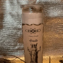 Velon Diosa Hecate Triple Diosa Proteccion Intencionada + Instrucciones - Blanco - Ver 2
