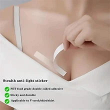 36pcs Vô hình Sticker cố định , Trong suốt Hình dán Ngăn chặn Ngực Hình dán , Thích hợp Đối với Của phụ nữ Áo sơ mi & Đồ lót Phụ kiện - Trong sáng - Xem 4