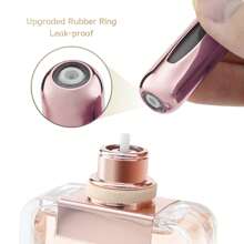 4pcs 5ml Portable Refillable Perfume Atomizer Spray Bottle Fragrance Pump With Travel Case