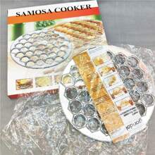 1pc Aluminum Alloy Dumpling Mold, 37 Holes, Slouchy Dumpling Maker - Silver - View 6