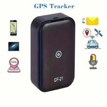 1入組小型gf-07汽車gps追踪器,適用於兒童/寵物/汽車 Gsm/gprs/gps追踪設備,實時追踪防盜防丟定位器sim短信定位器（不包括sim卡和迷你記憶卡） - 黑色 - 查看 12